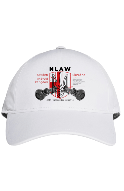 Кепка з принтом "NLAW". Caesar, himars, nlaw, patriot, weapon, zaluzhny. 2070702