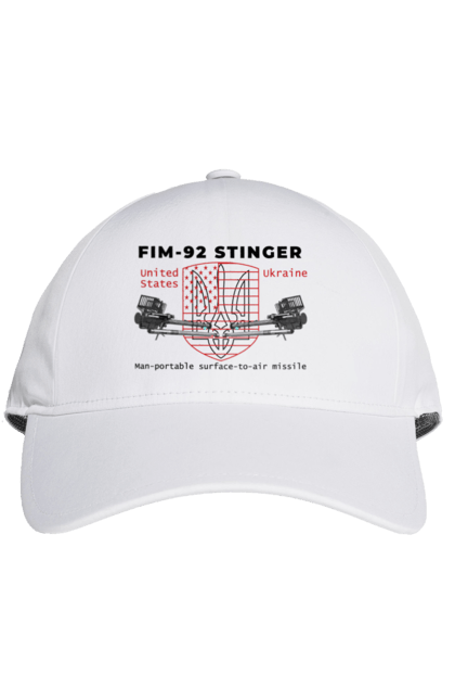 Кепка з принтом "Stinger". F16, nasams, stinger, zuzana, гаубиця, два герби, залужний, сюзанна. 2070702