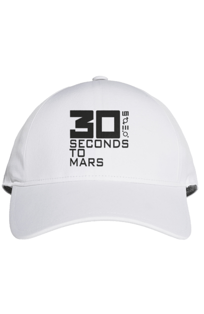 Cap with prints Thirty Seconds to Mars. 30 seconds, 30 seconds mars, alternative rock, group, hard rock, music, rock, seconds to mars, thirty seconds. 2070702