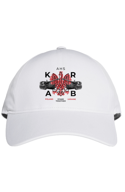 Кепка з принтом "AHS KRAB". Ahs krab, himars, krab, залужний, зброя. 2070702