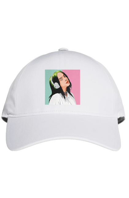 Кепка з принтом "Billie Eilish". Активістка, біллі айліш, мизукант, права, співачка, тварини. 2070702