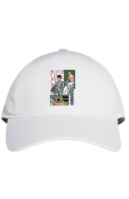 Cap with prints The Boy and the Heron. Boy and bird, cartoon, ghibli, japan, miyazaki, studio ghibli. 2070702