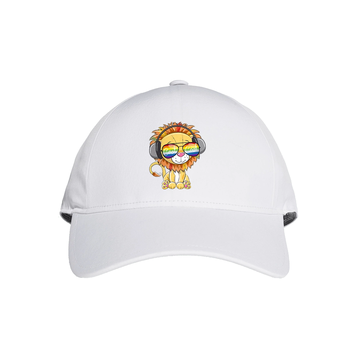 Lion In Glasses And Headphones