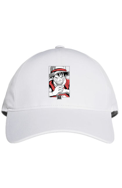 Cap with prints One Piece Luffy. Anime, luffy, manga, monkey de luffy, one piece, pirates. 2070702