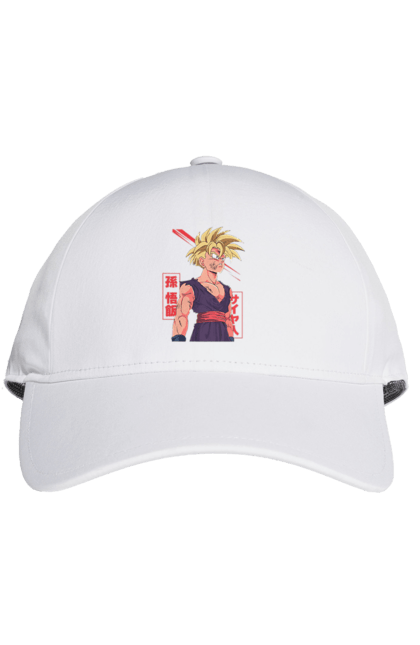 Cap with prints Dragon Ball Gohan. Anime, dragon ball, gohan, goku, manga, tv series, vegeta. 2070702