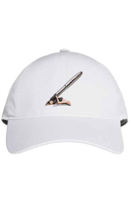 Кепка з принтом "Великий Патрон". Дівчина, куля, патрон. 2070702