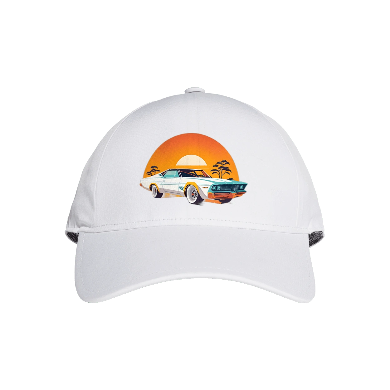 Beautiful car at sunset