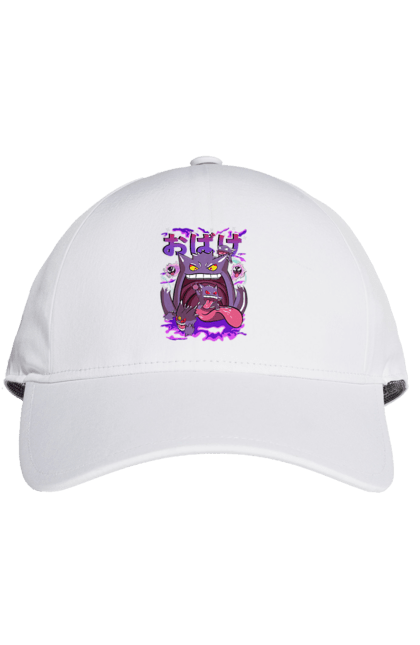 Cap with prints Pokemon Gengar. Anime, fushigibana, games, gengar, nintendo, pokemon, pokemon go. 2070702