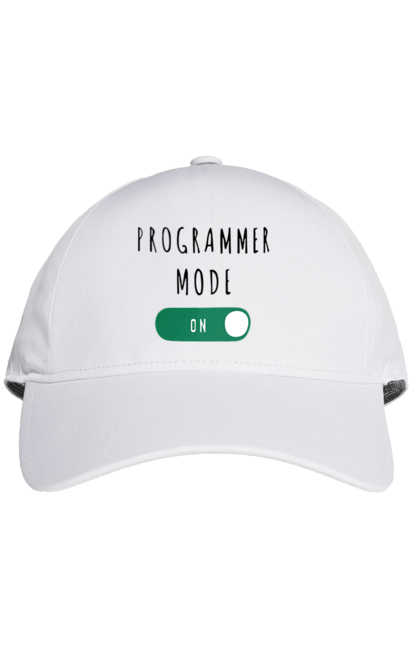 Кепка з принтом "Режим програміста". Айті, айтішник, для айтішника, для програміста, подарунок айтішнику, подарунок програмісту, програміст, режим програміста, розробник. 2070702
