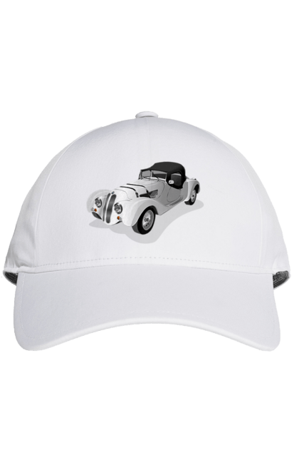 Кепка з принтом "Автомобіль". Авто, автомобиль, класика, старовинна машина, старовинний. 2070702