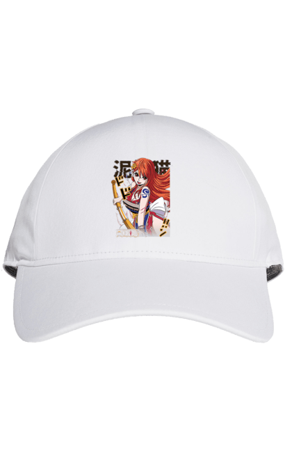 Cap with prints One Piece Nami. Anime, cat burglar, manga, nami, one piece, straw hat pirates. 2070702