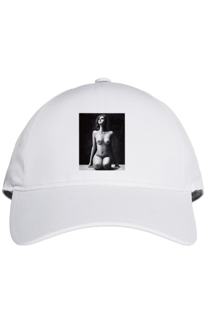 Кепка з принтом "Краса тіла". Вигини жіночого тіла, грація тіла, груди, жіноче тіло, жіночі груди, краса тіла. 2070702