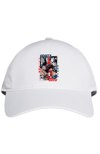 Cap with prints Dragon Ball. Anime, dragon ball, goku, manga, tv series, vegeta. 2070702