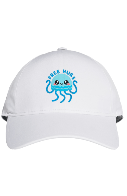 Cap with prints Octopus hugs. Children, for children, free hugs, hugs, octopus. 2070702