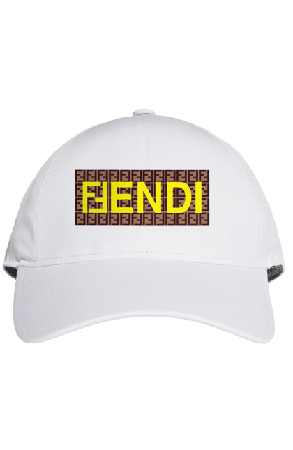 Кепка з принтом "Fendi". Fendi, lvmh, бренд, будинок моди, італія, люкс, мода, одяг, сумка, фенді. 2070702