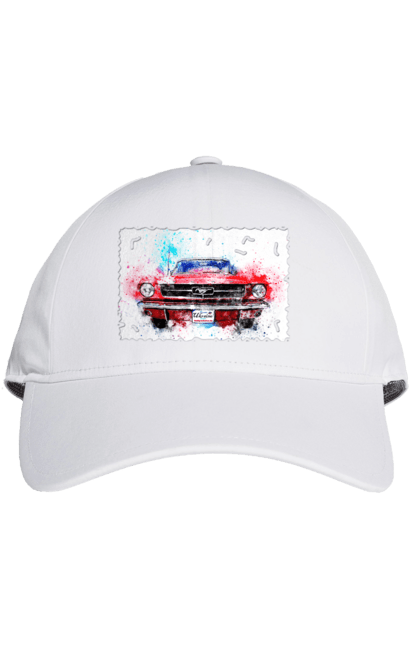 Кепка з принтом "Автомобіль мустанг". Автомобіль мустанг, донати, допомога, дорога, колесо, конь, машина, мустанг, пейпел, україна. 2070702