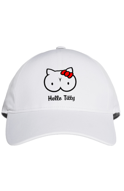 Кепка з принтом "Hello Kitty". Hello, hello kitty, kitty, дорослі, краса. 2070702