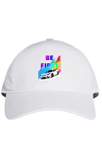 Кепка з принтом "Гонка". Автомобільний, гонка, спортивна машина, спортивний автомобіль. 2070702