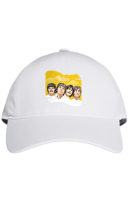 Cap with prints The Beatles. Beatles, george harrison, john lennon, liverpool four, music, paul mccartney, ringo starr. 2070702