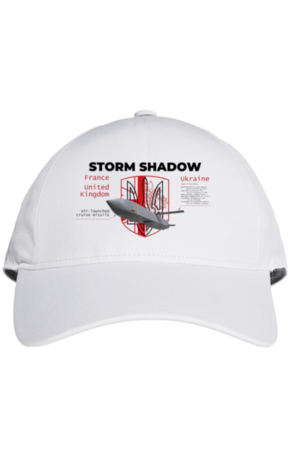 Кепка з принтом "Storm Shadow". F16, nasams, storm shadow, zuzana, гаубиця, два герби, залужний, сюзанна. 2070702