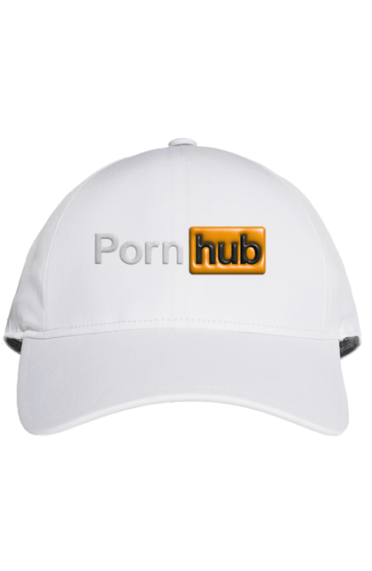 Кепка з принтом "Порно Хаб". Гумор, логотип порнохаб, молодіжна, порно хаб, порнхаб. 2070702