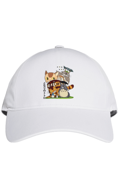 Cap with prints Totoro. Adventures, anime, comedy drama, fantasy, film, my neighbor totoro, tv series. 2070702