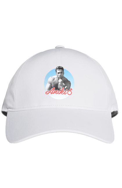 Кепка з принтом "Біллі Херрінгтон". Аніки, біллі, біллі херрінгтон, гачі, гачімучі, гумор, прикольна, херрінгтон. 2070702