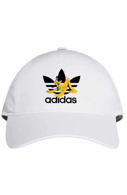 Кепка з принтом "Adidas Плуто". Adidas, pluto, адідас, мультсеріал, плуто, серіал, собака. 2070702