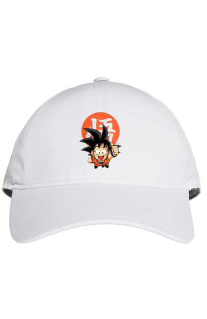 Кепка з принтом "Перли дракона Сон Гоку". Dragon ball, manga, son goku, аніме, гоку, манга, перли дракона, сон гоку. 2070702