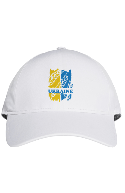 Cap with prints Ukraine ears of wheat. Ears of wheat, symbol of ukraine, ukraine, ukrainian symbols. 2070702