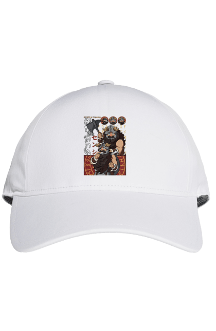 Cap with prints Danjon Meshi Senshi. Anime, danjon meshi, dungeon, dwarf, manga, senshi. 2070702