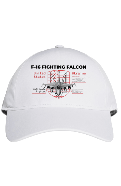 Кепка з принтом "F 16". F16, nasams, zuzana, гаубиця, два герби, залужний, сюзанна. 2070702