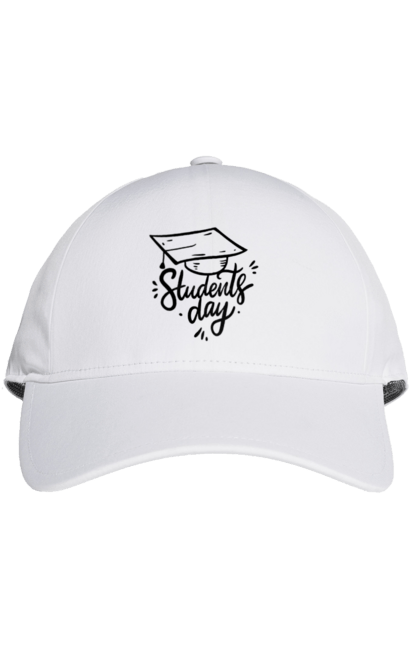 Кепка з принтом "День студента". День студента, з днем студента, студент, універ, шапка студента. CustomPrint.market