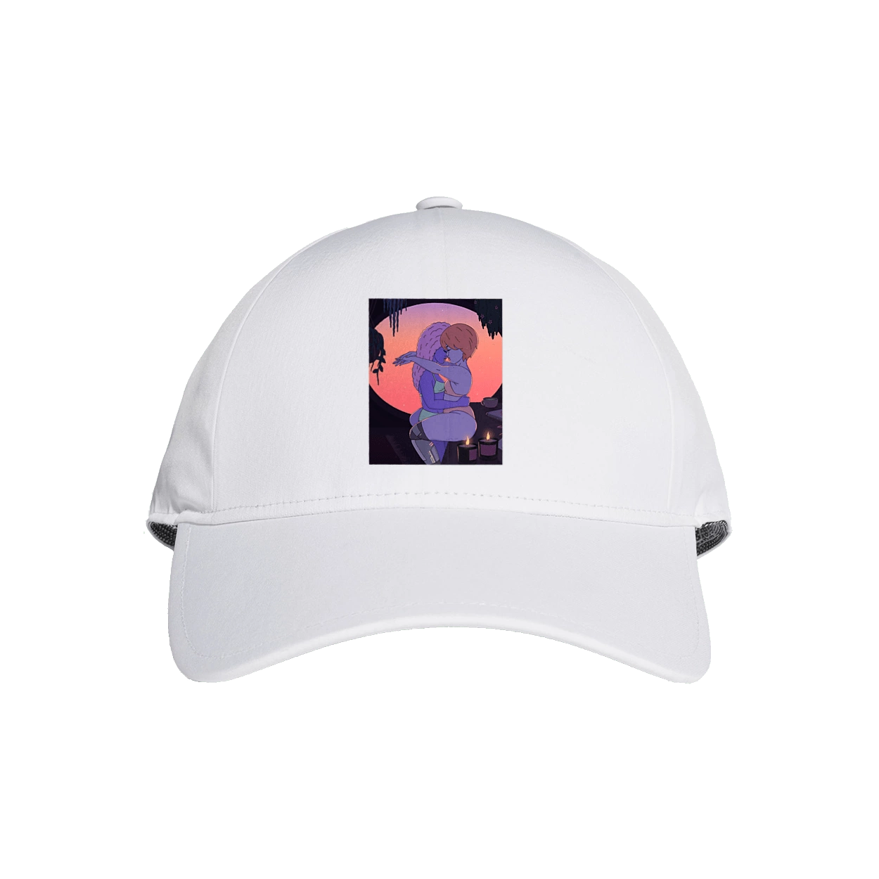 Purple Girls Hugging