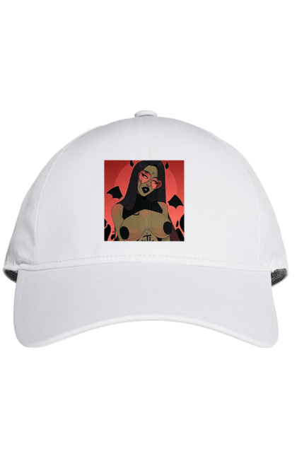 Cap with prints Devil With Tits. Devil, naked, tits. 2070702