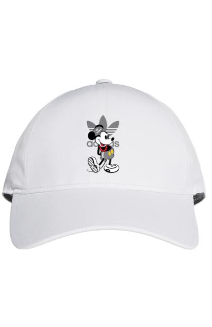Cap with prints Adidas Mickey Mouse. Adidas, cartoon, disney, mickey, mickey mouse. 2070702