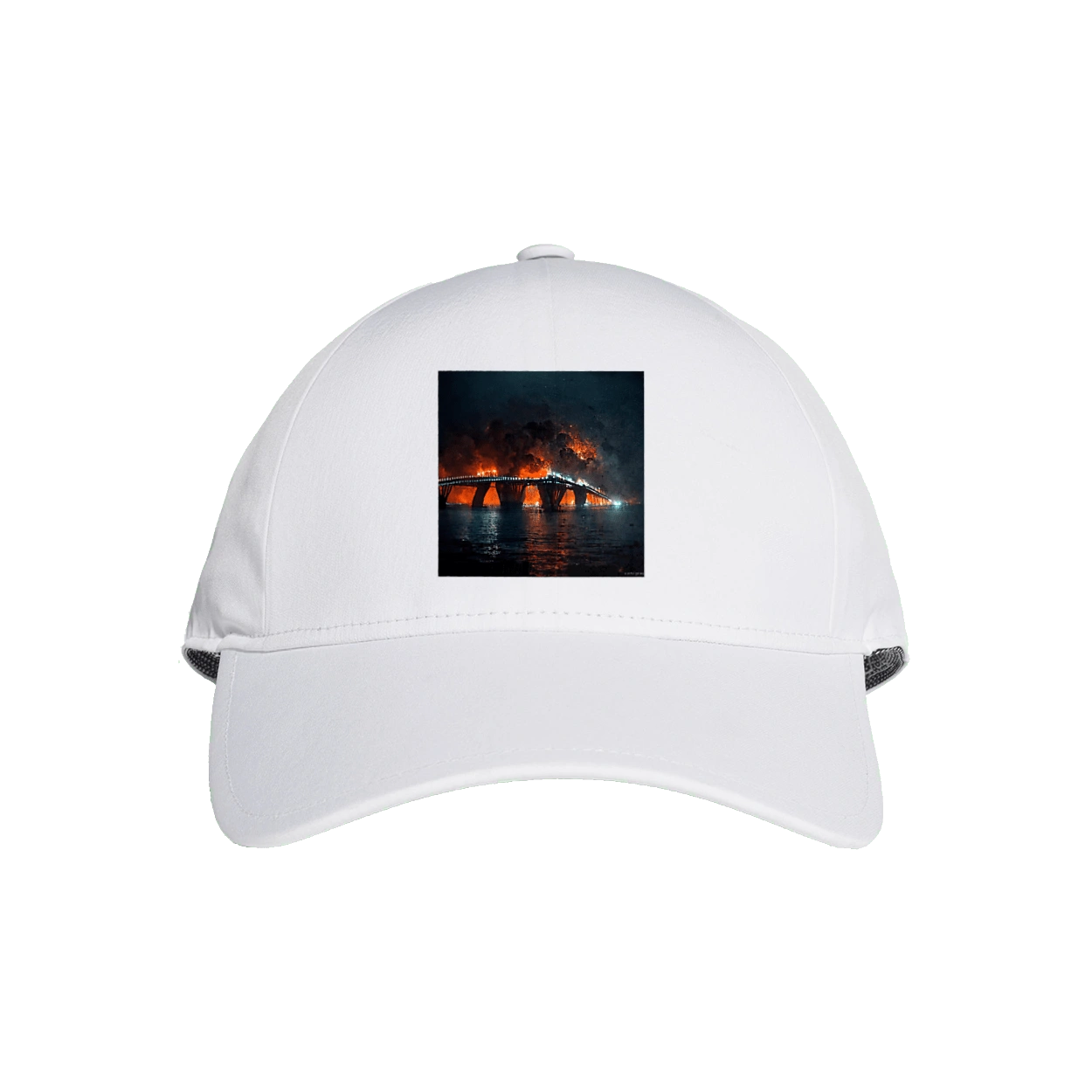 The Crimean bridge is on fire