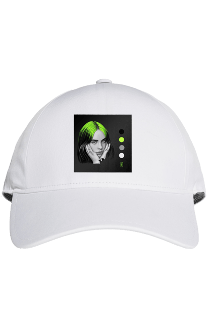 Кепка з принтом "Біллі Ейліш". Біллі, біллі ейліш, ейліш. 2070702