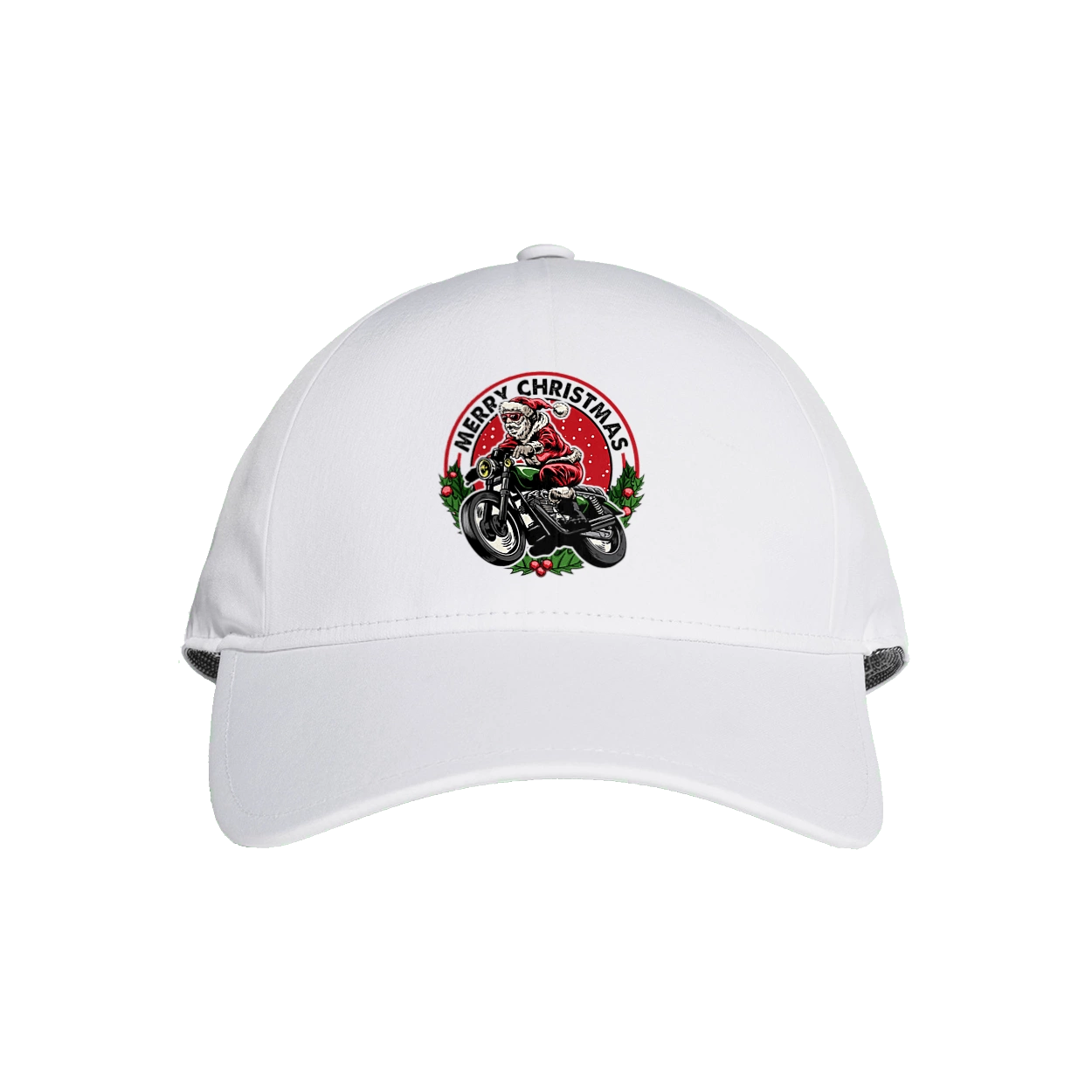 Щасливого Різдва, дід мороз на мотоциклі