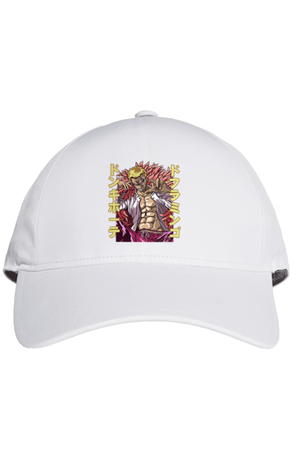 Cap with prints One Piece Donquixote Doflamingo. Anime, donquixote doflamingo, heavenly yaksha, manga, one piece, straw hat pirates. 2070702