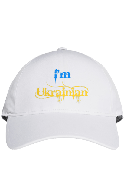 Кепка з принтом "Я українець". I am ukrainian, i m ukrainian, ай ем юкрейниан, зеленский, зеленський, зсу, я украинец, я українець, як у зеленського, як у президента. 2070702