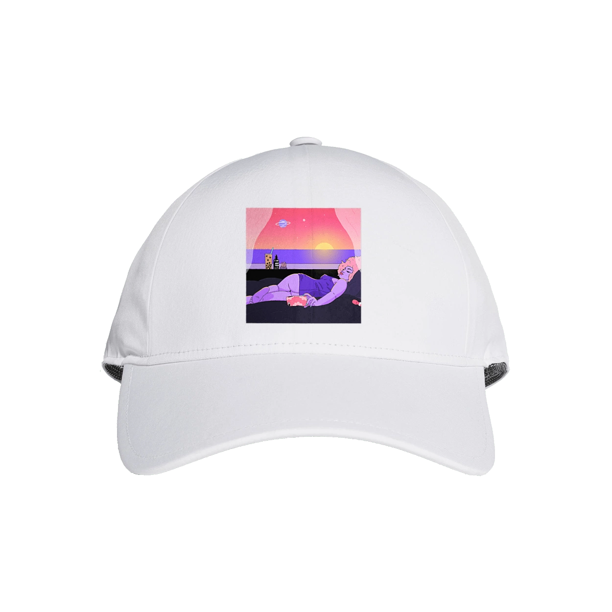 Фиолетовая Девушка На Отдыхе