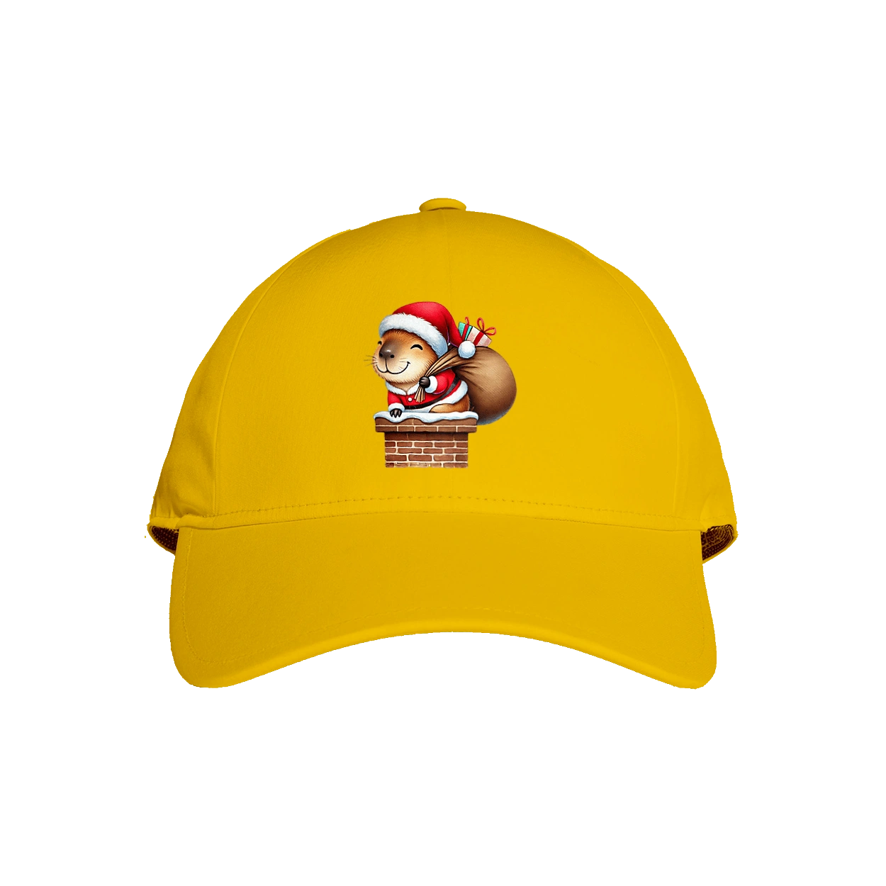 Christmas Capybara with a Gift