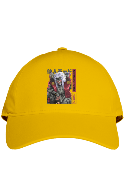 Cap with prints Naruto Jiraiya. Anime, hokage, jiraiya, manga, naruto, shinobi, shonen. 2070702