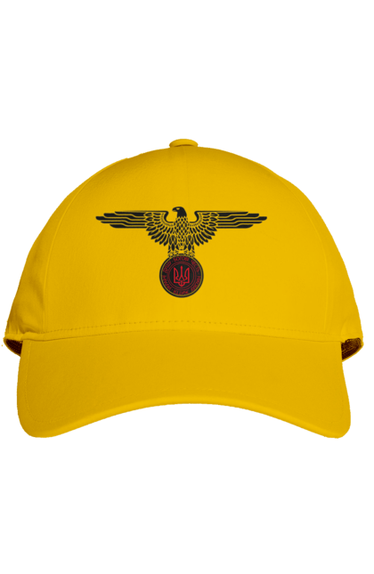 Кепка з принтом "Орел і Український Герб". Герб, герб україни, орел, патріотичне, україна, українська символіка, українське. 2070702