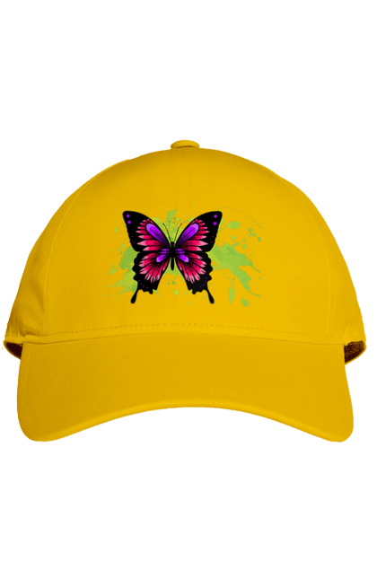 Кепка з принтом "Рожевий Метелик". Метелик. 2070702