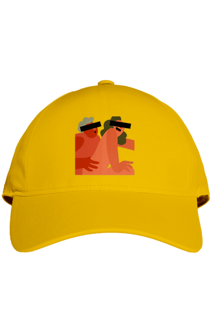 Кепка с принтом Любовь и скрытая камера. Prikol, smex, дружба, жвачка, любов, мир, нас не узнают, секс, скрытая камера, юмор. 2070702