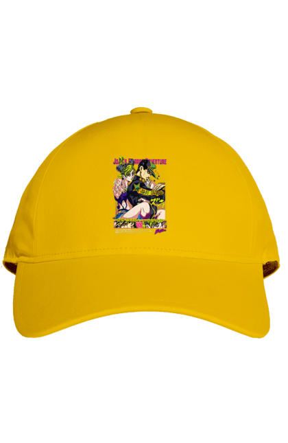 Cap with prints JOJO Jolyne Cujoh. Anime, jojo, jojo`s bizarre adventure, jojo’s bizarre adventure, jolyne cujoh, manga. 2070702