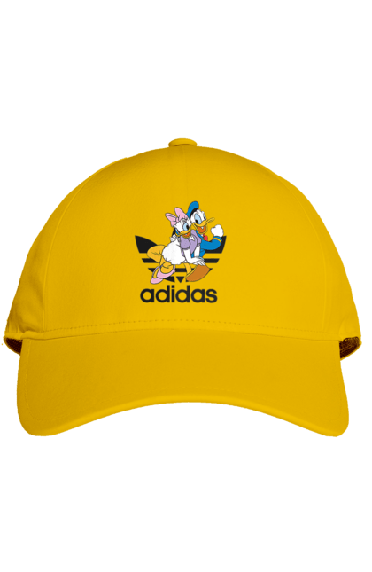 Кепка з принтом "Adidas Дональд Дак". Adidas, daisy duck, donald duck, адідас, дейзі дак, дональд дак, мультсеріал, мультфільм. 2070702