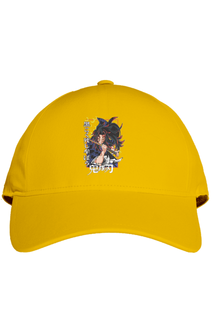 Cap with prints Demon Slayer Kokushibo. Anime, demon slayer, eternal paradise faith, kimetsu no yaiba, kokushibo, manga, nezuko, twelve kizuki, upper rank six. 2070702